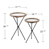 Rucay Living Room Collection 2-pc. Nesting Tables