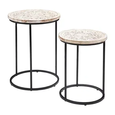 Kancis Living Room Collection 2-pc. Nesting Tables