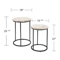 Kancis Living Room Collection 2-pc. Nesting Tables