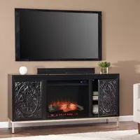 Lodshi Touch Screen Electric Fireplace TV Stand