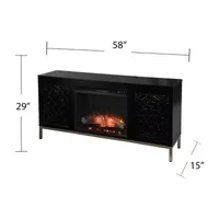 Lodshi Touch Screen Electric Fireplace TV Stand