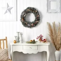 Nearly Natural Indoor Christmas Wreath