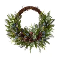 Nearly Natural Indoor Christmas Wreath