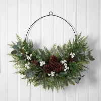 Nearly Natural Indoor Christmas Wreath