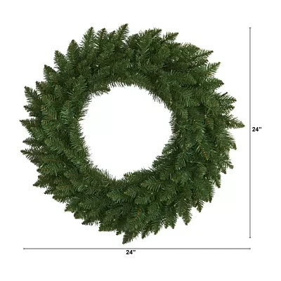 Nearly Natural Pre-Lit Indoor Wreath