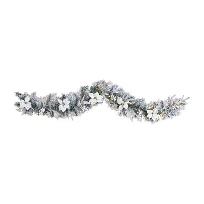 Nearly Natural Pre-Lit Indoor Garland