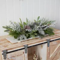 Nearly Natural Evergreen Pinecone Tabletop Decor