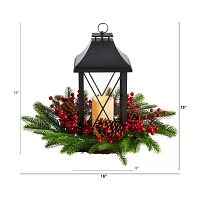 Nearly Natural Lighted Christmas Tabletop Decor