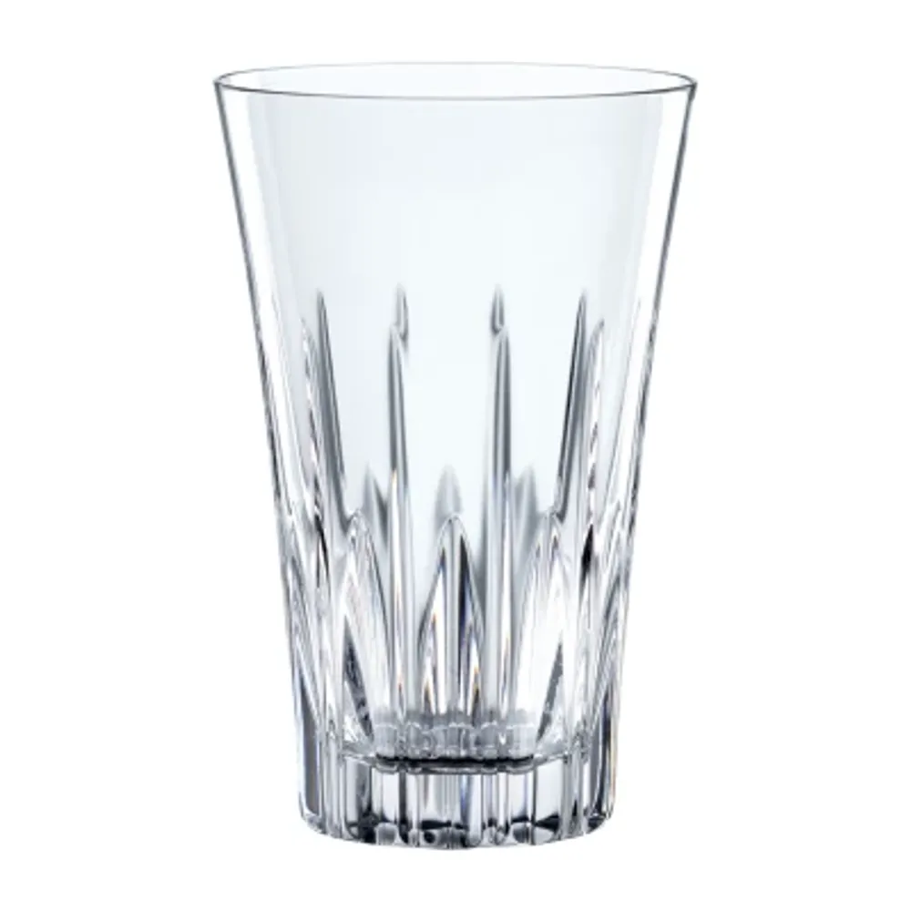 JoyJolt Infiniti Crystal Highball Glasses, 18 oz Set of 4