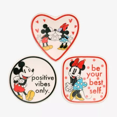 Disney Mickey & Minnie Mouse 3-Pc. Jewelry Tray Set