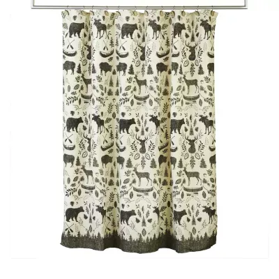 Saturday Knight Aspen Lodge Shower Curtain