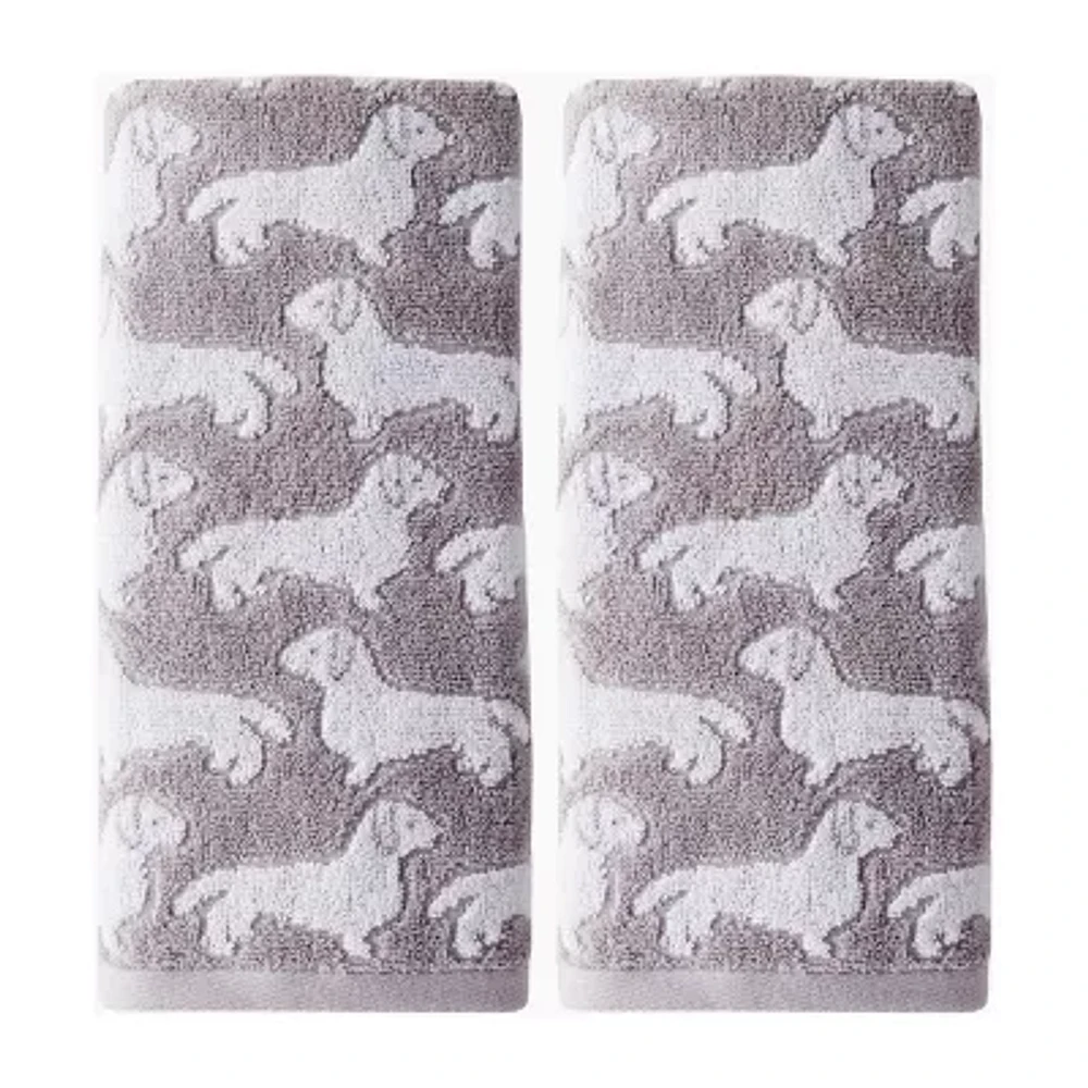 Saturday Knight Dog 2-pc. Hand Towel