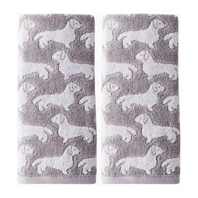 Saturday Knight Dog 2-pc. Hand Towels