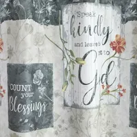 Saturday Knight Farm Blessings Shower Curtain