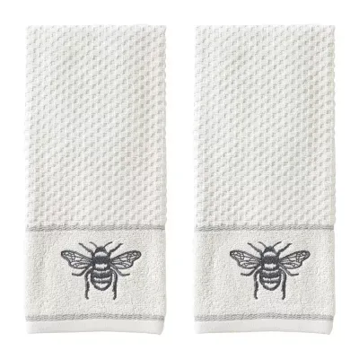 Saturday Knight Farmhouse Bee 2-pc. Hand Towels