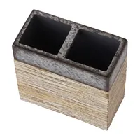 Saturday Knight Farmhouse Crate Toothbrush Holder