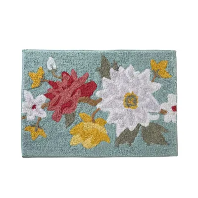 Saturday Knight Floral Totem Bath Rug