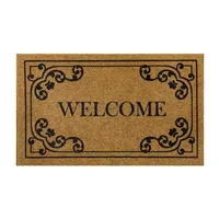 Mohawk Home Faux Coir Welcome 18"X30" Doormat