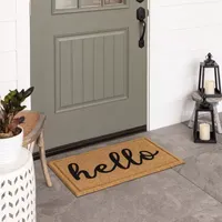 Mohawk Home Faux Coir Hello 18"X30" Doormat