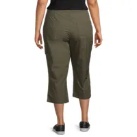 St. John's Bay Mid Rise Plus Utility Cargo Capris