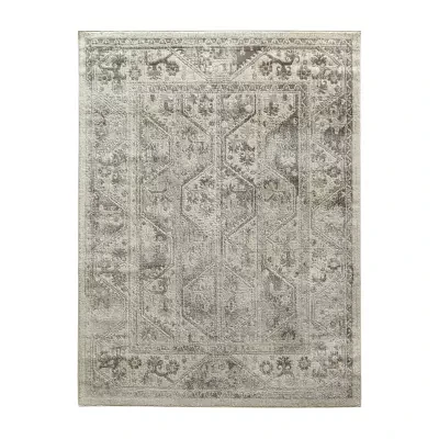 Madison Park Mila Geometric Machine Woven Skid Resistant Indoor Rectangular Area Rug