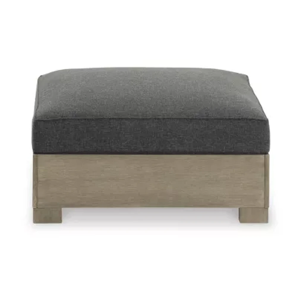 Signature Design by Ashley Citrine Park Cushioned Patio Ottoman