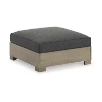 Signature Design by Ashley Citrine Park Cushioned Patio Ottoman