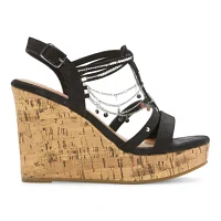 Pop Womens Electricity Wedge Sandals