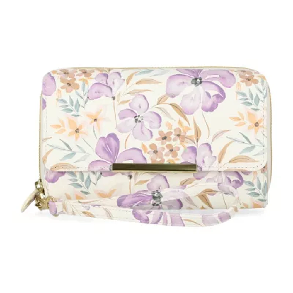 Mundi Big Fat Womens Expandable RFID Blocking Checkbook Wallet