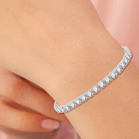 H-I / Si2-I1) CT. T.W. Lab Grown White Diamond 10K or 14K Gold Inch Tennis Bracelet