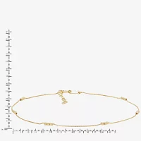 14K Gold 11 Inch Link Ankle Bracelet