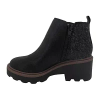 Pop Little & Big  Girls Leila Block Heel Booties