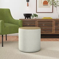 Homepop Storage Lift-Top Upholstered Ottoman