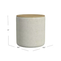Homepop Storage Lift-Top Upholstered Ottoman