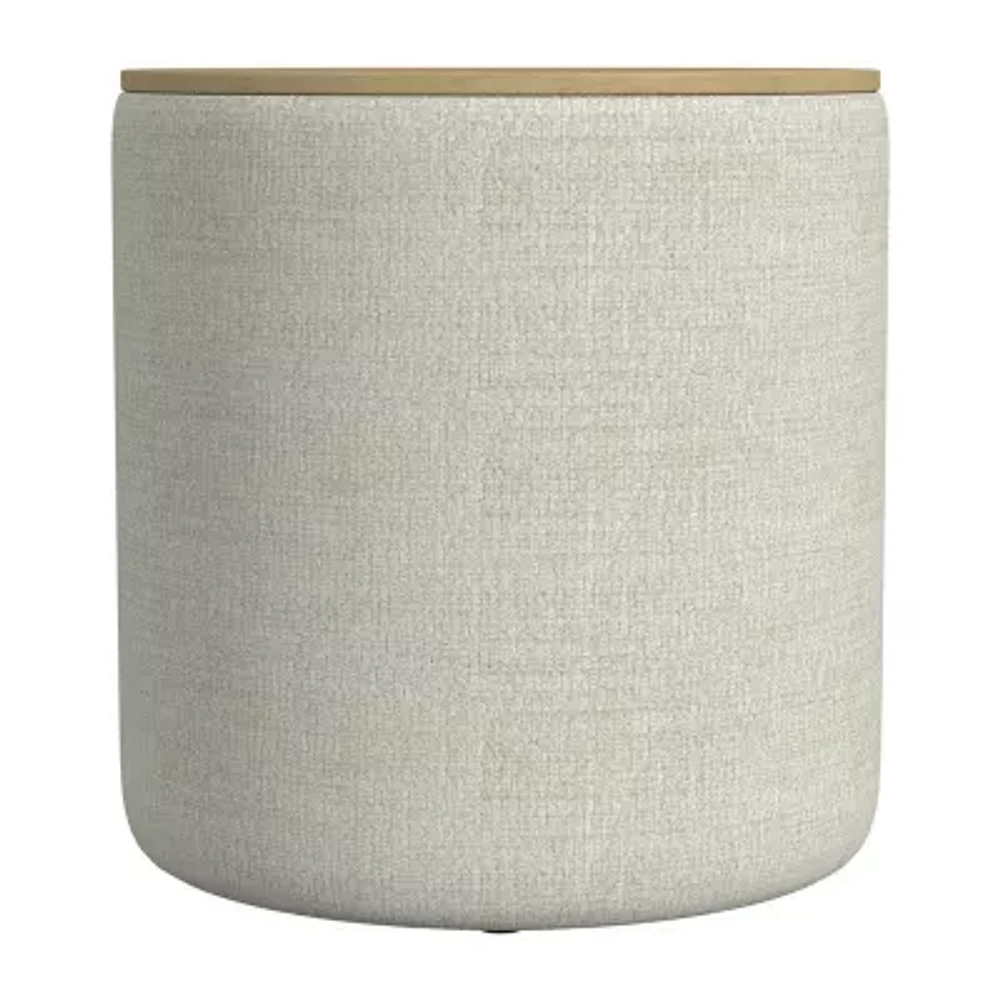 Homepop Storage Lift-Top Upholstered Ottoman