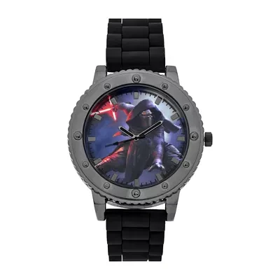 Star Wars® Mens Black Strap Watch