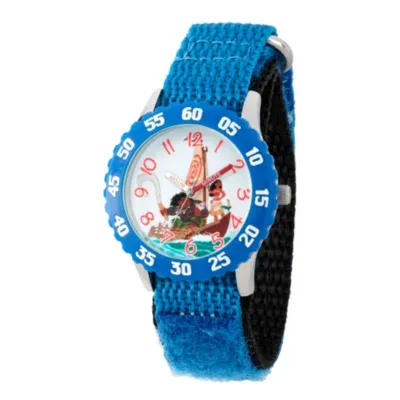 Disney Moana Boys Blue Strap Watch Wds000031