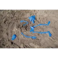 Toysmith Bag O' Beach Bones Sand Molds Water Toy