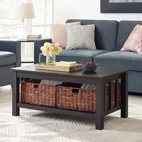 Mission Style Storage Coffee Table