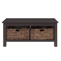 Mission Style Storage Coffee Table