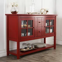 Bailey 52" Wood Console Table Entertainment Center