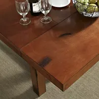 Distressed Dark Oak WoodKitchen Dining Table