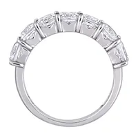 2.5MM Lab Created White Moissanite 10K Gold Eternity Band