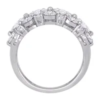 2.5MM 1/10 CT. T.W. Lab Created White Moissanite 10K Gold Eternity Band