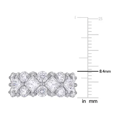 2.5MM 1/10 CT. T.W. Lab Created White Moissanite 10K Gold Eternity Band