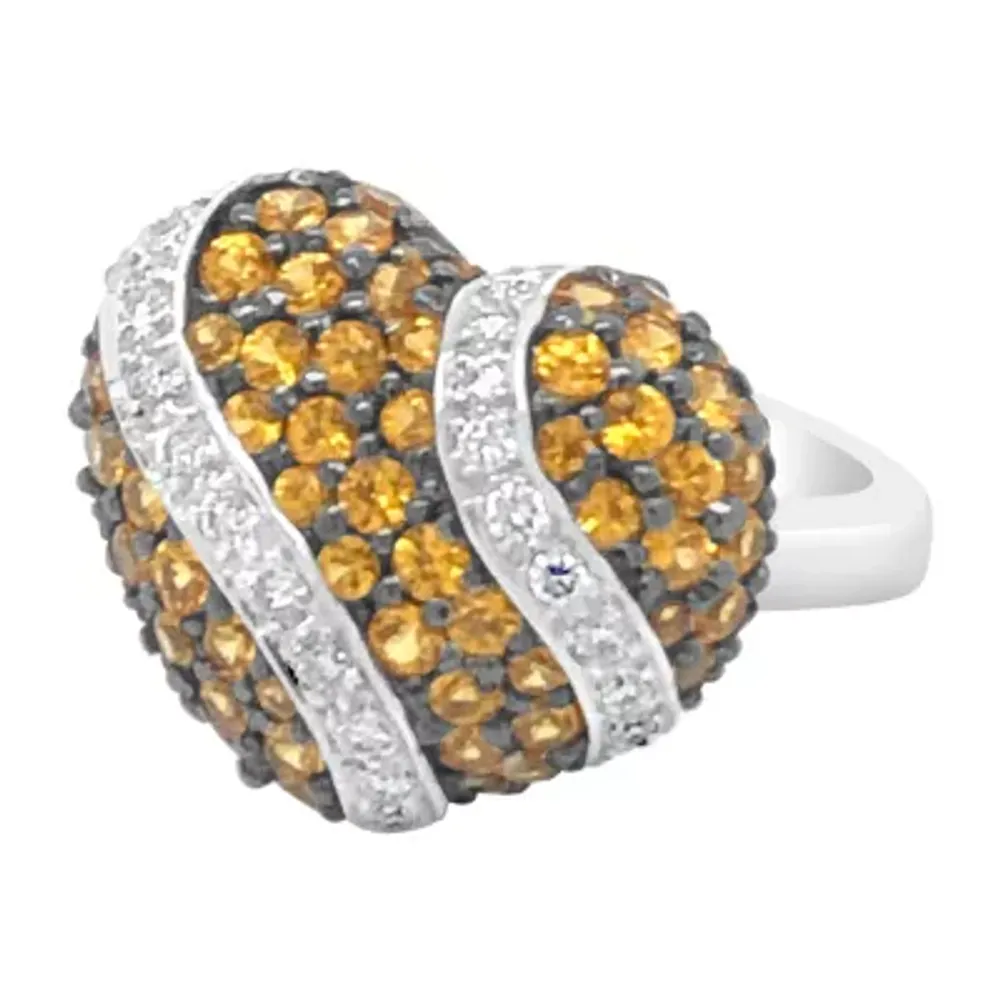 Le Vian® Grand Sample Sale™ Ring featuring Yellow Sapphire 1/2 CT. Vanilla Diamonds® set in 18K Vanilla Gold®