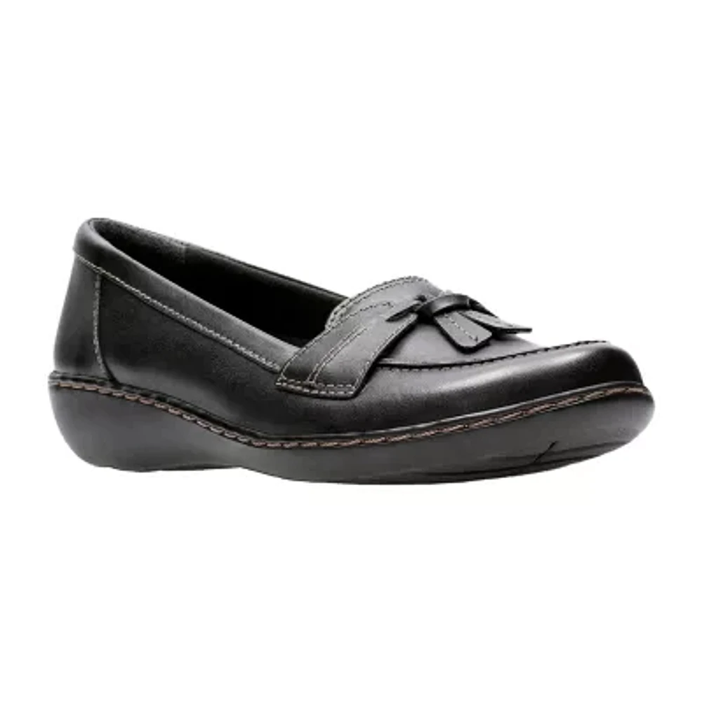 Clarks Womens Ashland Bubble Loafers