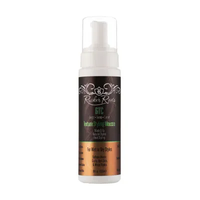 Rucker Roots Ginger Turnip Carrot Texture Styling Hair Mousse-8 oz.