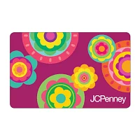 Purple Flowers Gift Card