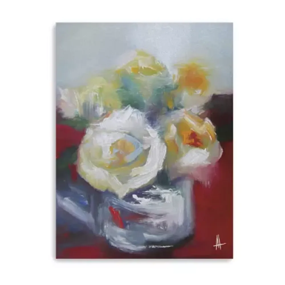 ASSTD NATIONAL BRAND Wild Roses Ii Giclee Canvas Art